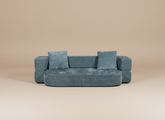 UrbanFlex 2-in-1 Compressed Sofa Bed – Deep Blue-Grey