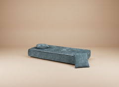 UrbanFlex 2-in-1 Compressed Sofa Bed – Deep Blue-Grey