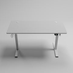 White Adjustable Height Desk