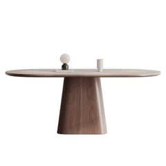 Luna Travertine Dining Table