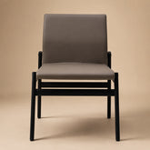 Modern Ash Wood Upholstered Dining Chair