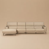 Aurelia L-Shape Leather Sofa
