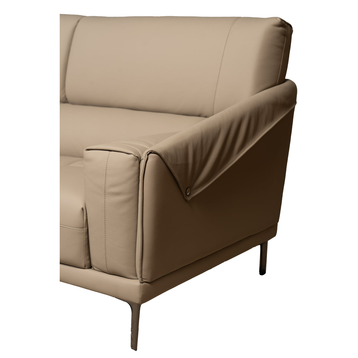 Aurelia L-Shape Leather Sofa