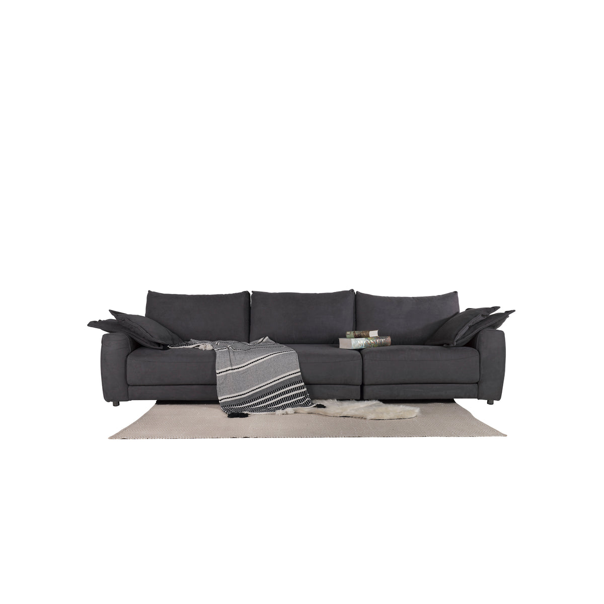 Velora Microfiber Sofa