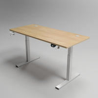 Trizenith Walnut Rise: Premium Electric Adjustable Height Desk