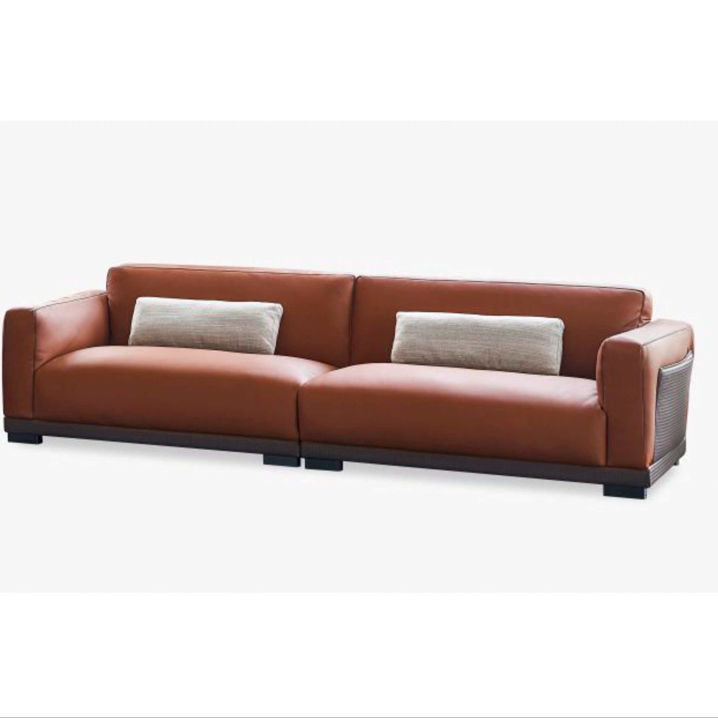 2 seater leather sofa