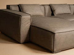 Zenith Luxe Modular Leather Sofa