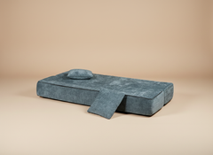 UrbanFlex 2-in-1 Compressed Sofa Bed – Deep Blue-Grey