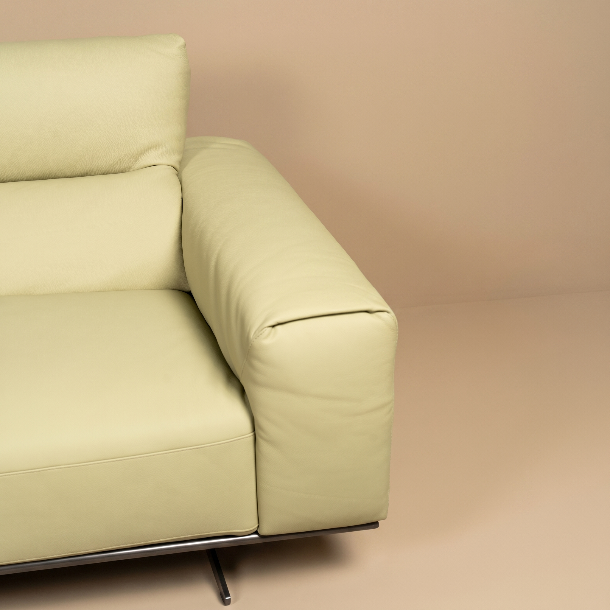 Genuine Leather Modern Sofa