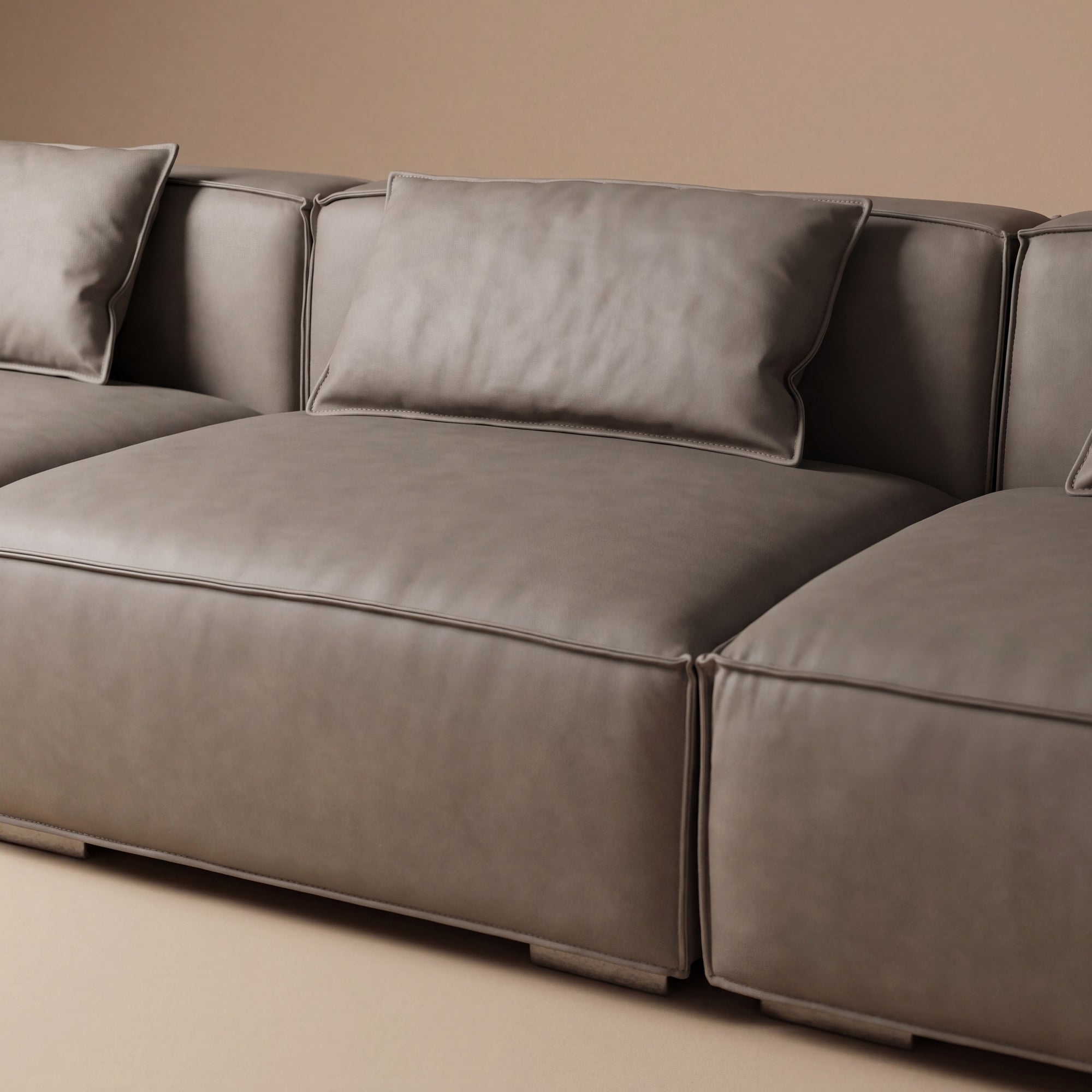 Modular Leather Sofa