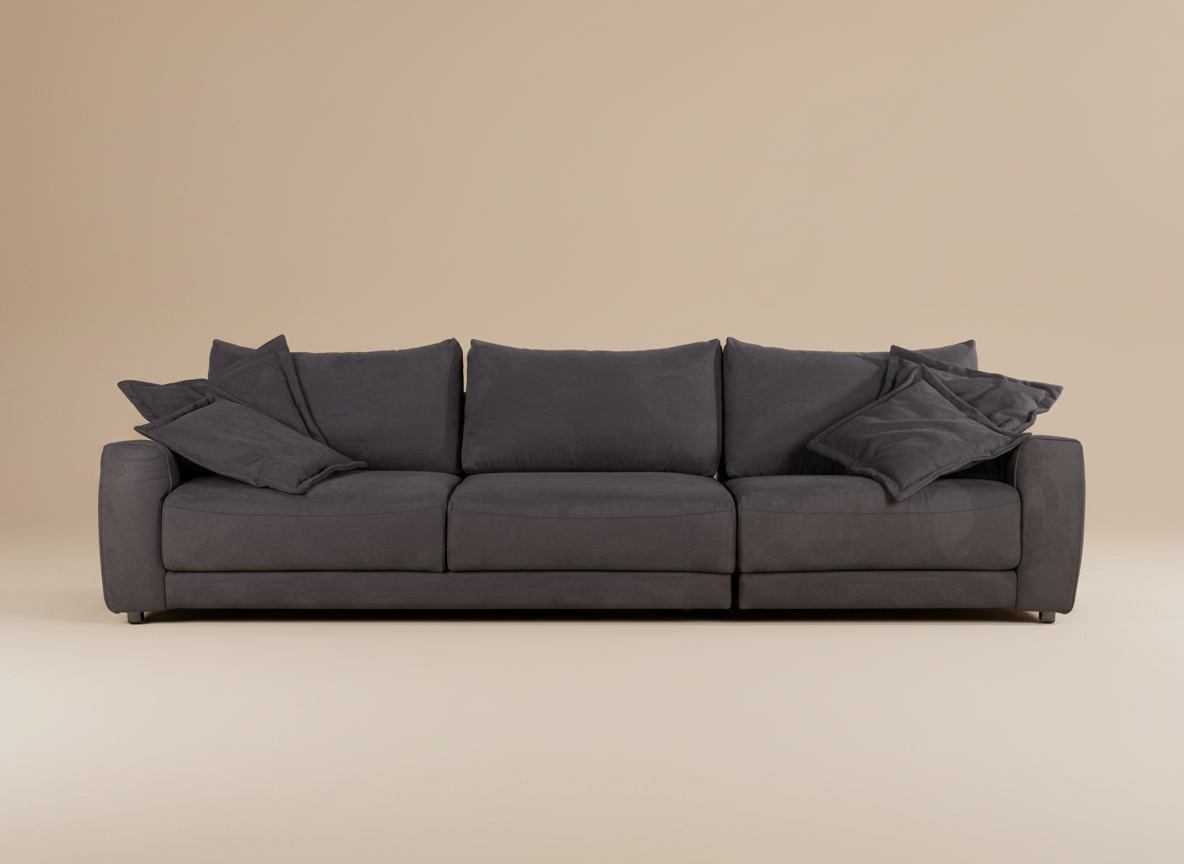 Velora Microfiber Sofa