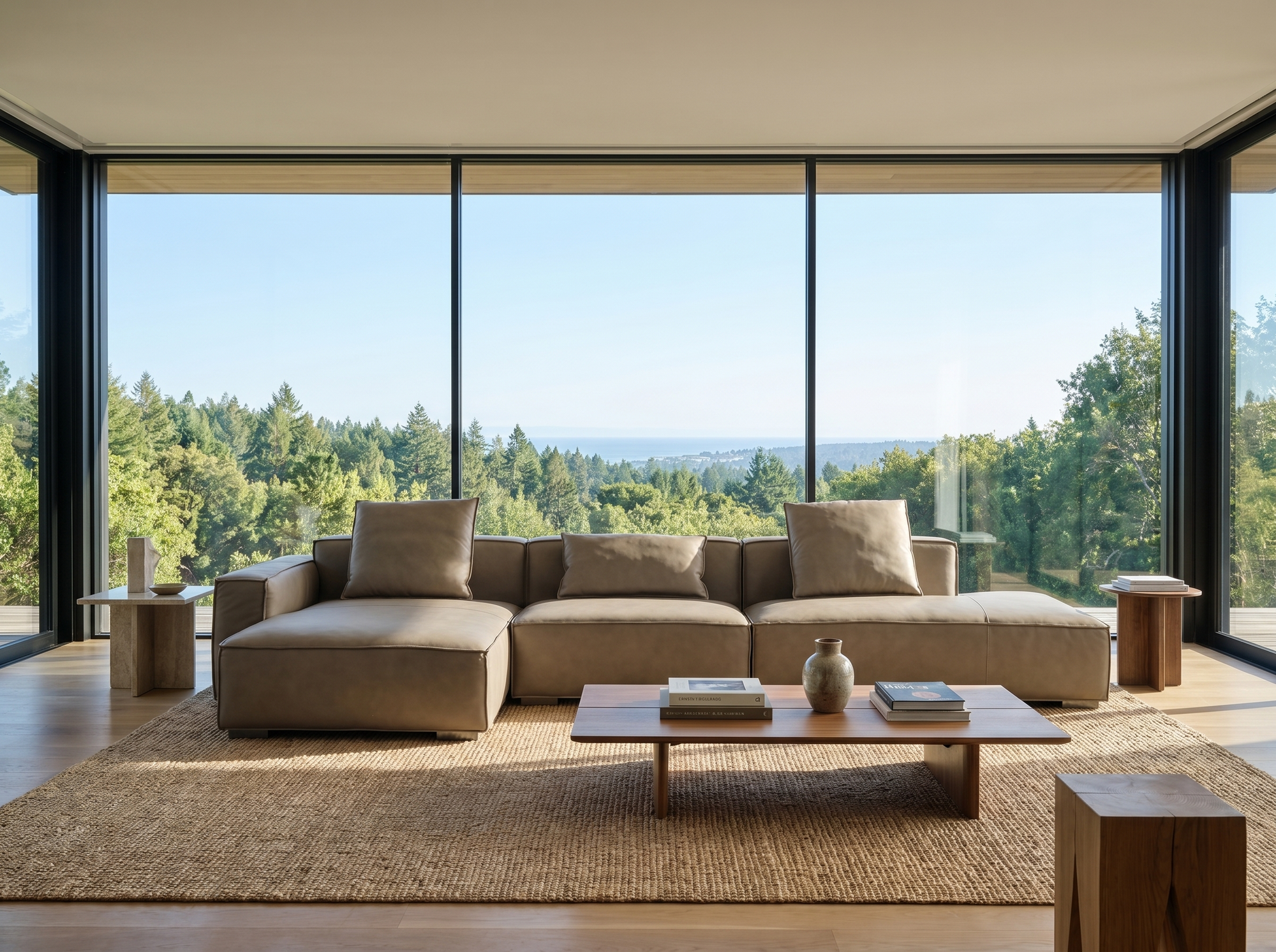 Modular Leather Sofa