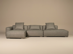 Zenith Luxe Modular Leather Sofa