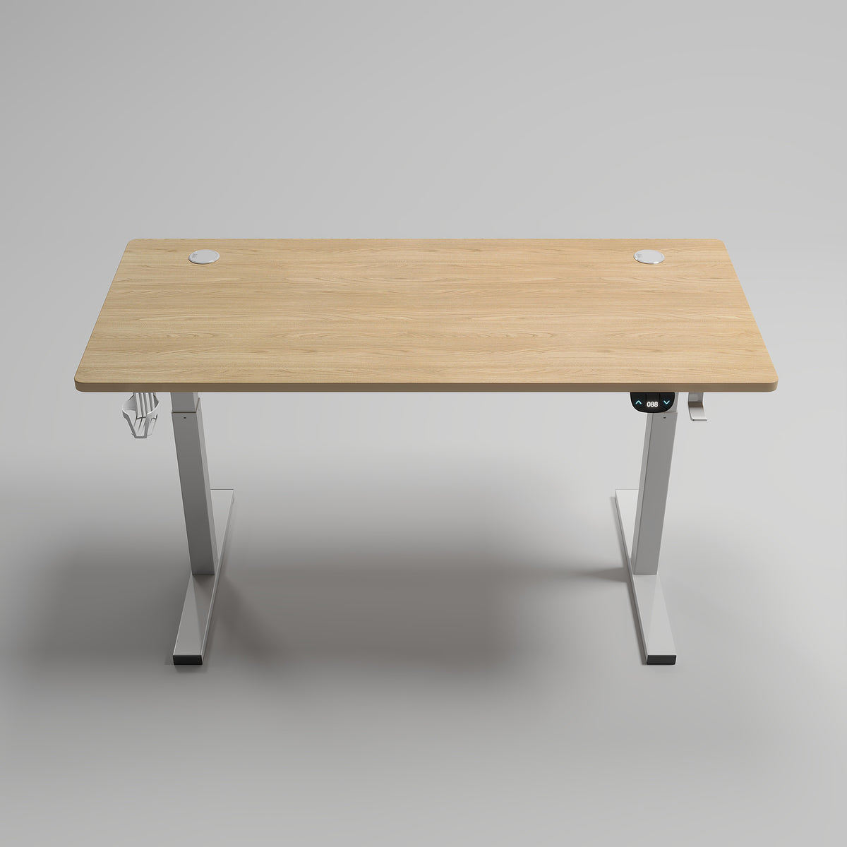 Trizenith Walnut Rise: Premium Electric Adjustable Height Desk