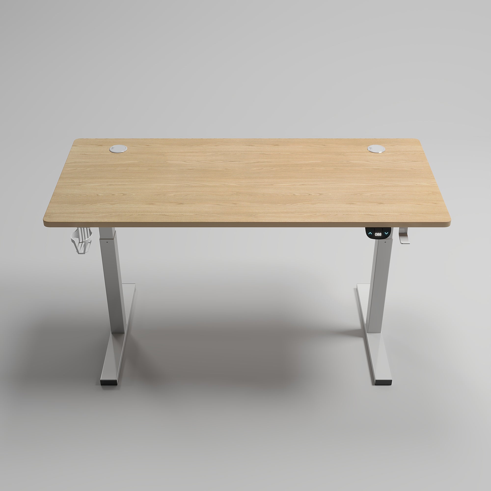 Trizenith Walnut Rise: Premium Electric Adjustable Height Desk