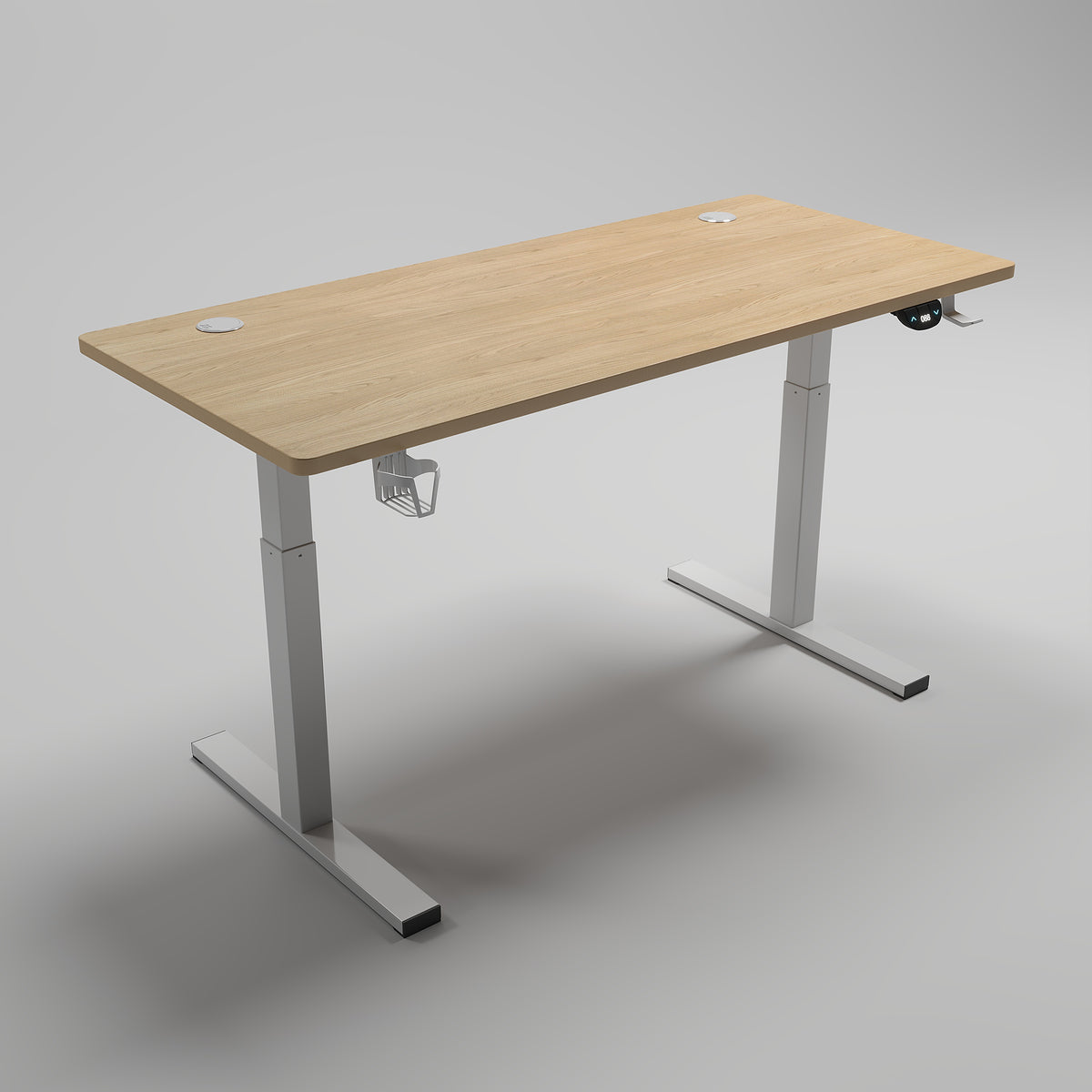 Trizenith Walnut Rise: Premium Electric Adjustable Height Desk