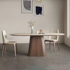 Luna Travertine Dining Table