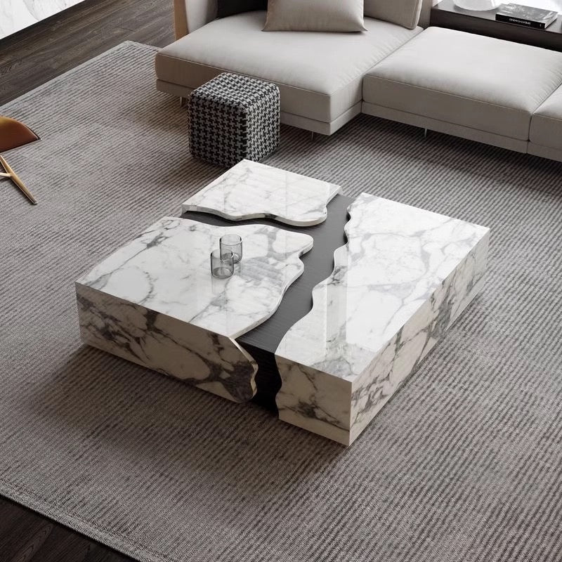 Riviera Marble Split Coffee Table