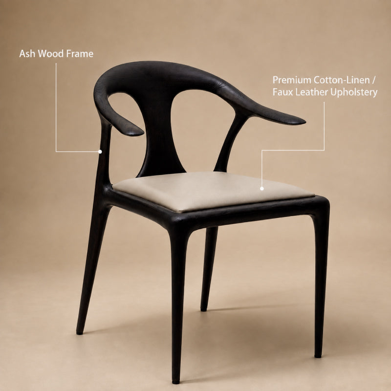 ash wood dining chair