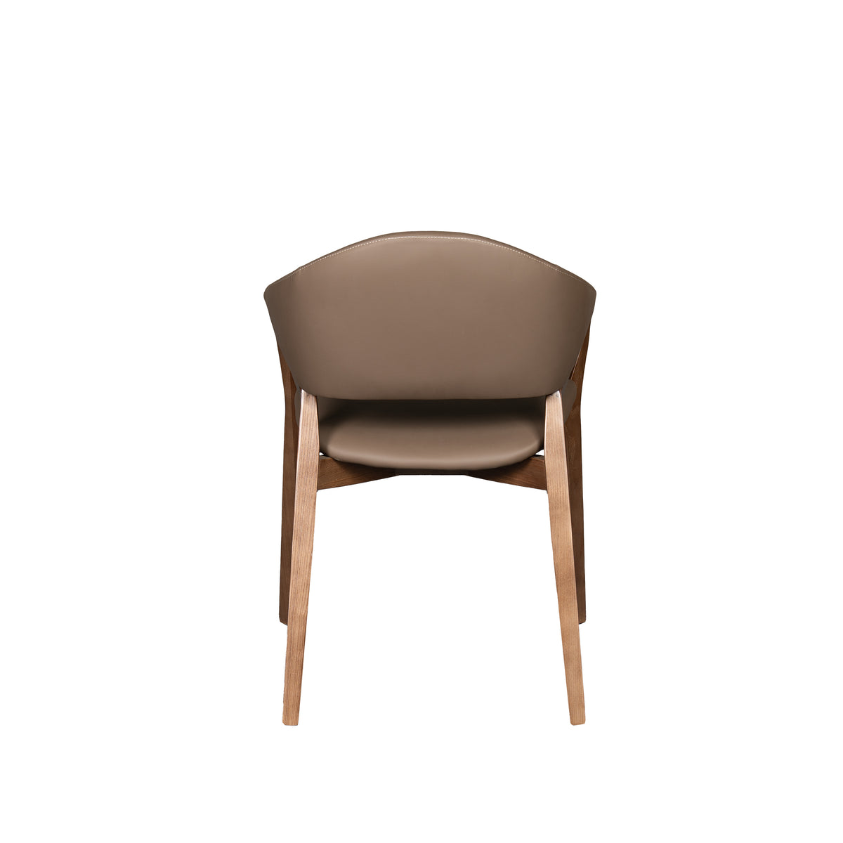 Vista Dining Chair Leather and Oak Wood