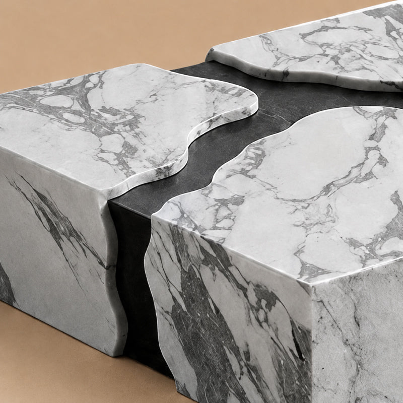 Riviera Marble Split Coffee Table