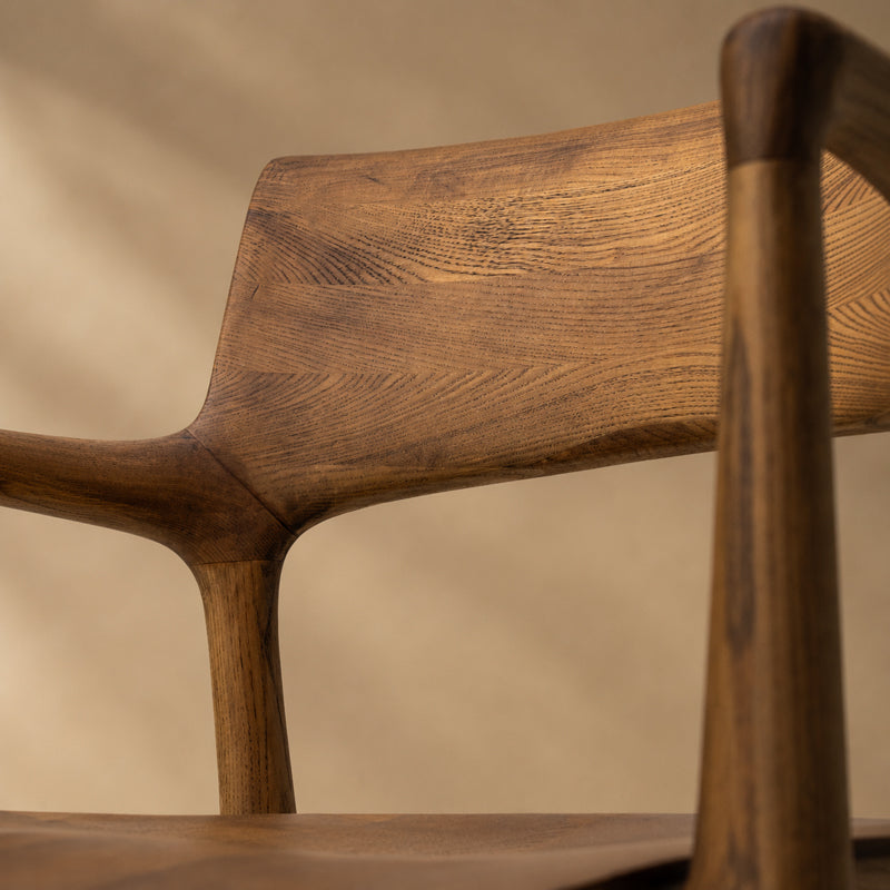 Solid Ash Wood Dining Chair
