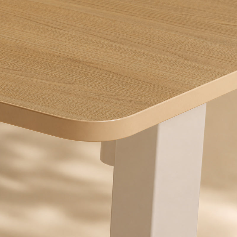 Trizenith Electric Adjustable Height Desk | Melbourne Shipping (Oak + White)