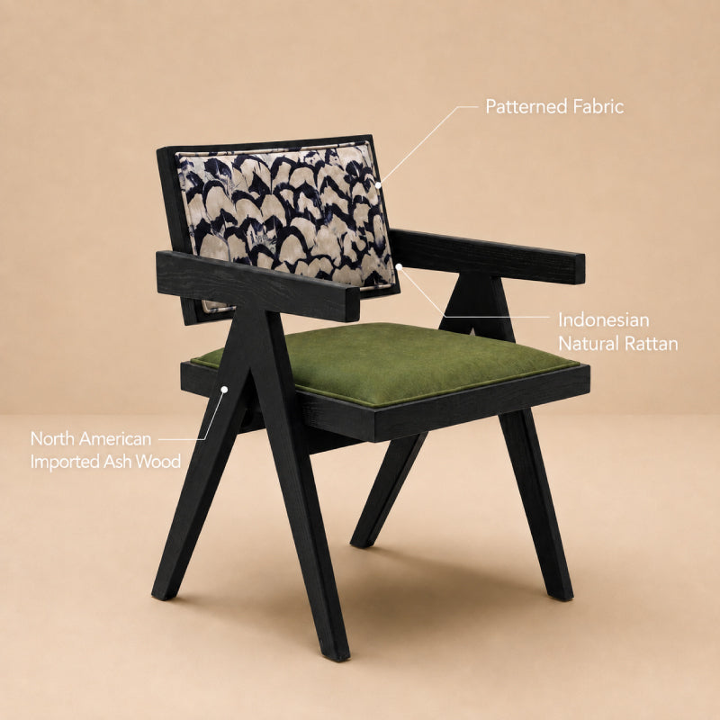 Lightweight retro dining chair