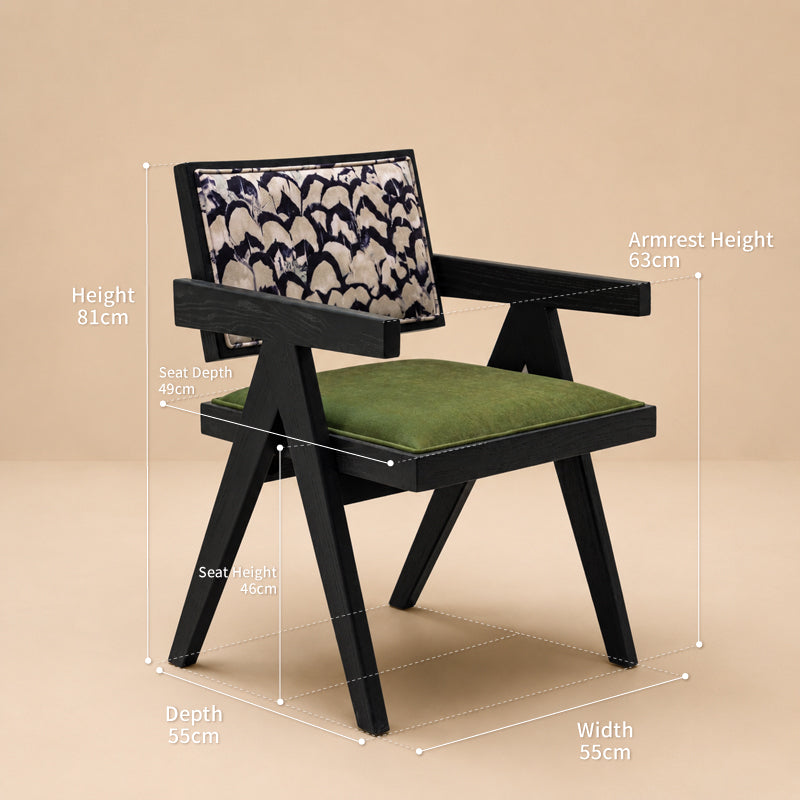Lightweight retro dining chair