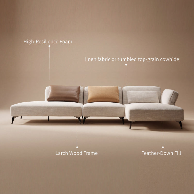 Aurelia Luxe Linen Modular Sofa