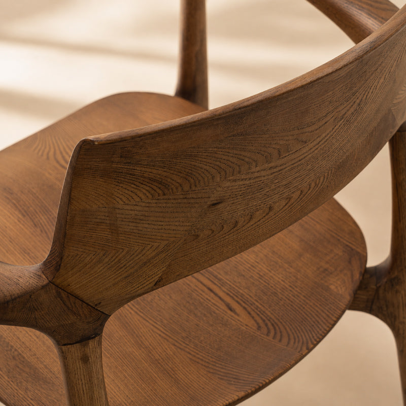 Solid Ash Wood Dining Chair