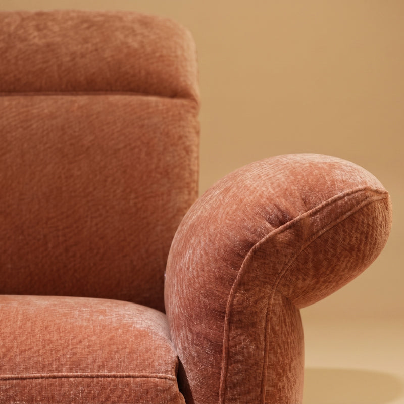 Luxury Electric Recliner Sofa with OKIN Motor | Chenille Fabric & Top-Grain Leather