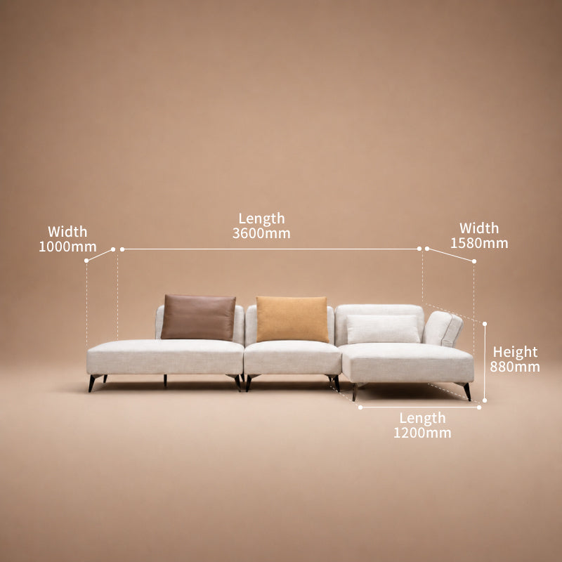 Aurelia Luxe Linen Modular Sofa