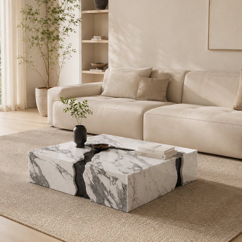 Riviera Marble Split Coffee Table