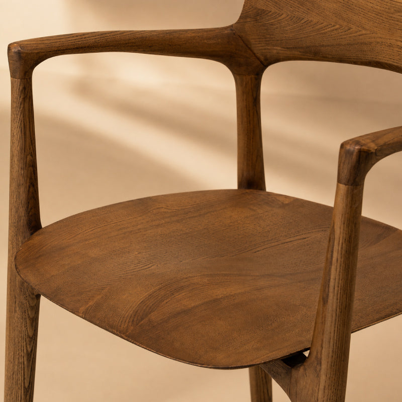 Solid Ash Wood Dining Chair