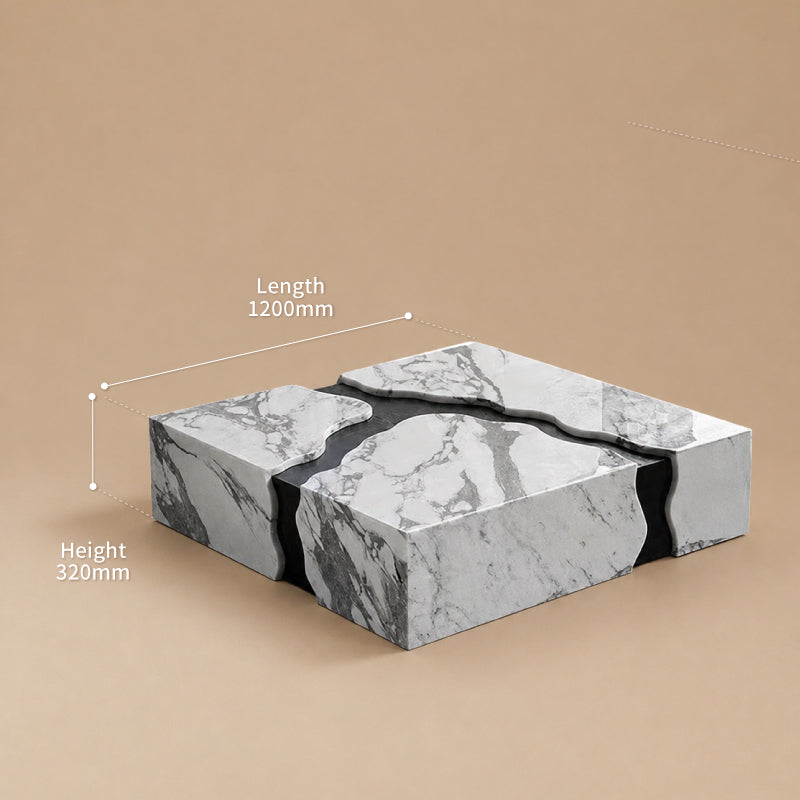 Riviera Marble Split Coffee Table