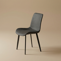 black leather dining chairs