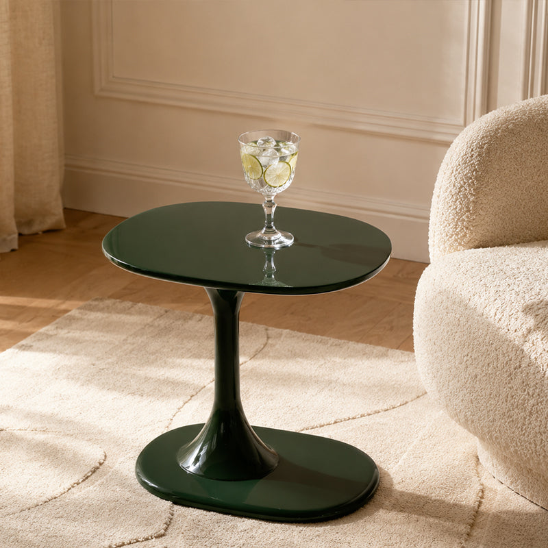 green coffee table