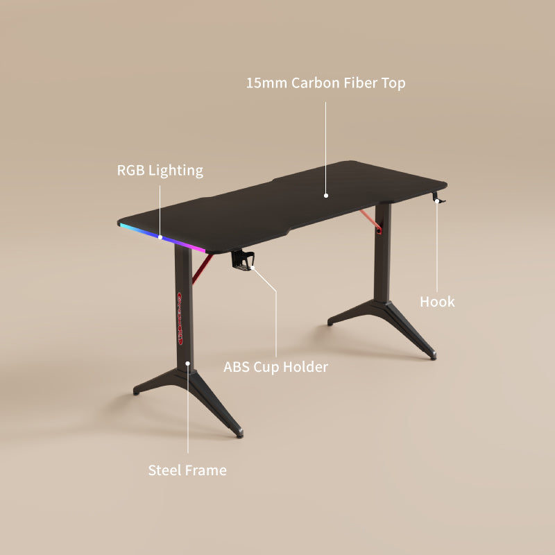 Gaming Desk -  Black