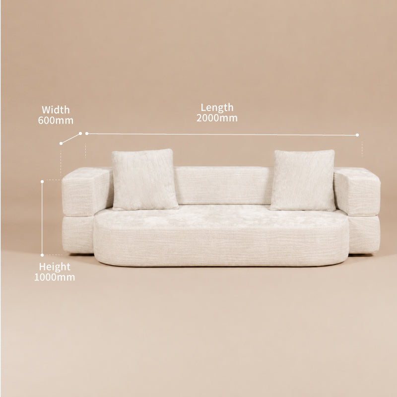 UrbanFlex 2-in-1 Compressed Sofa Bed – Deep Blue-Grey