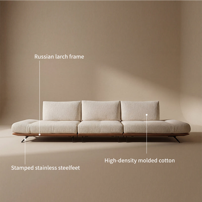 Vareo 3-Seater Adjustable Fabric Sofa