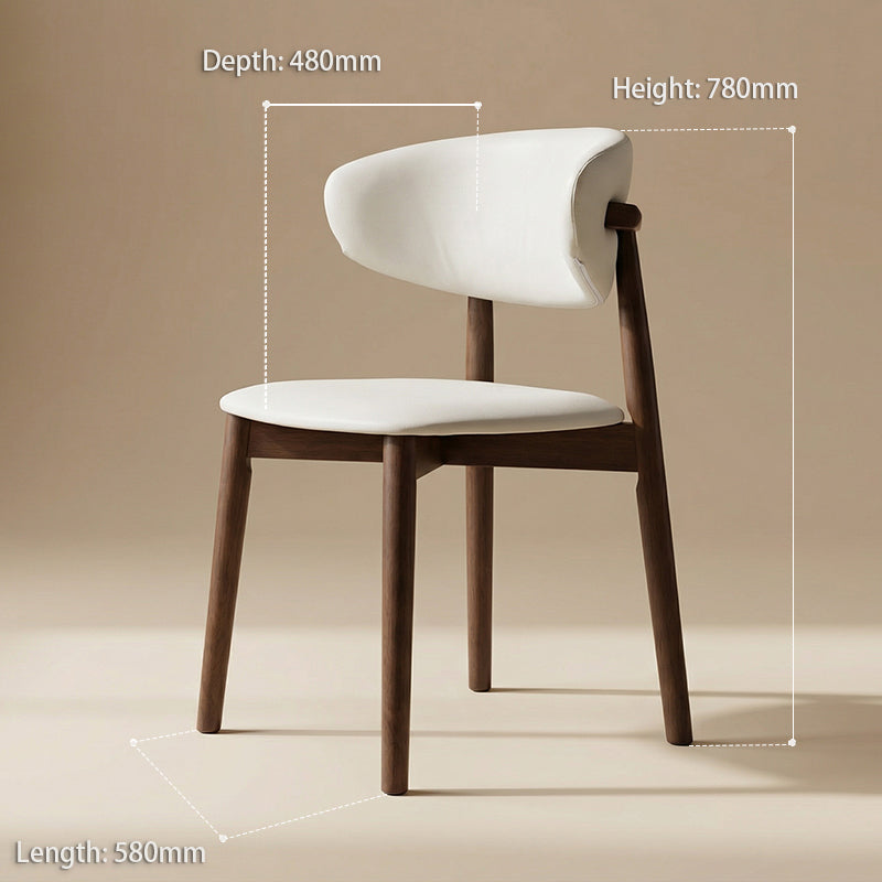 walnut dining chair