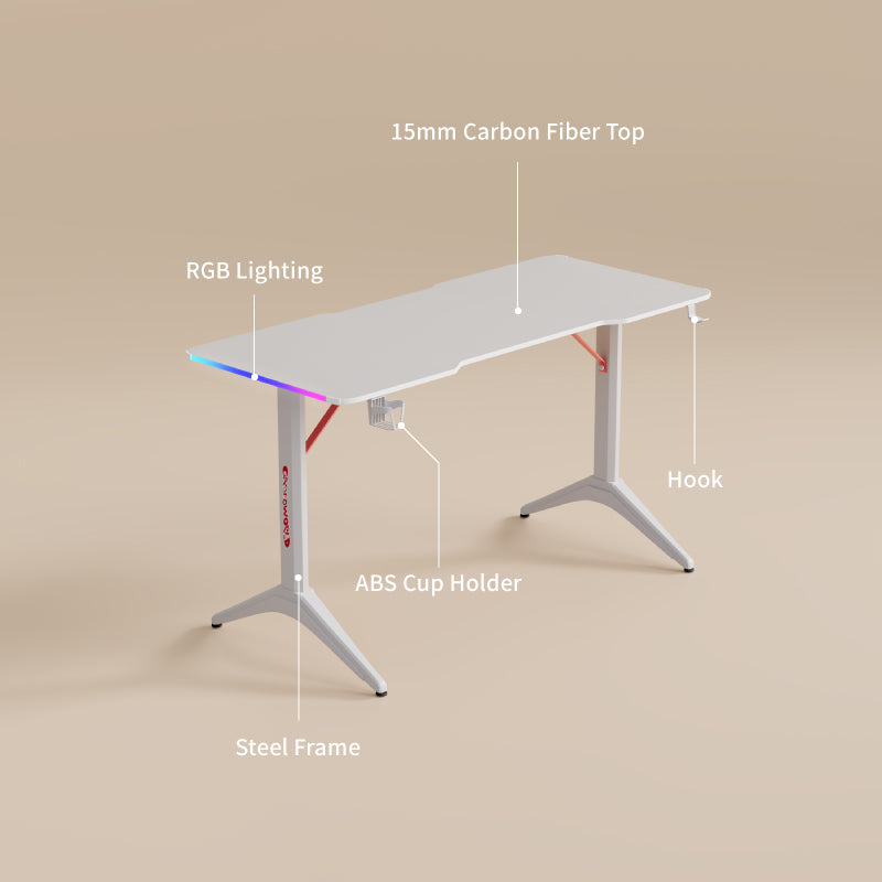 White Gaming Desk