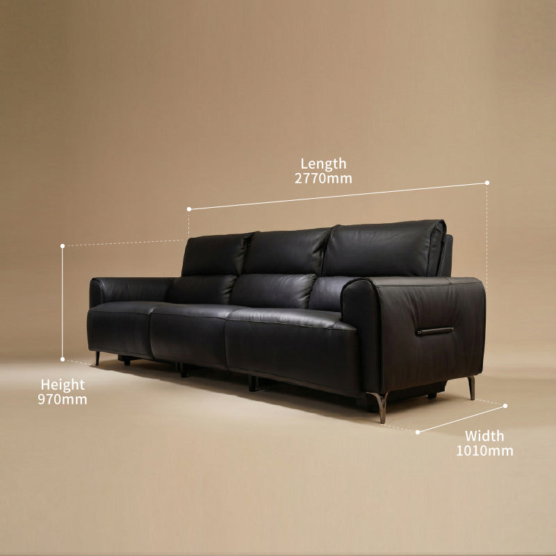 Electric Reclining Leather Sofa