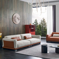 large fabric sofa