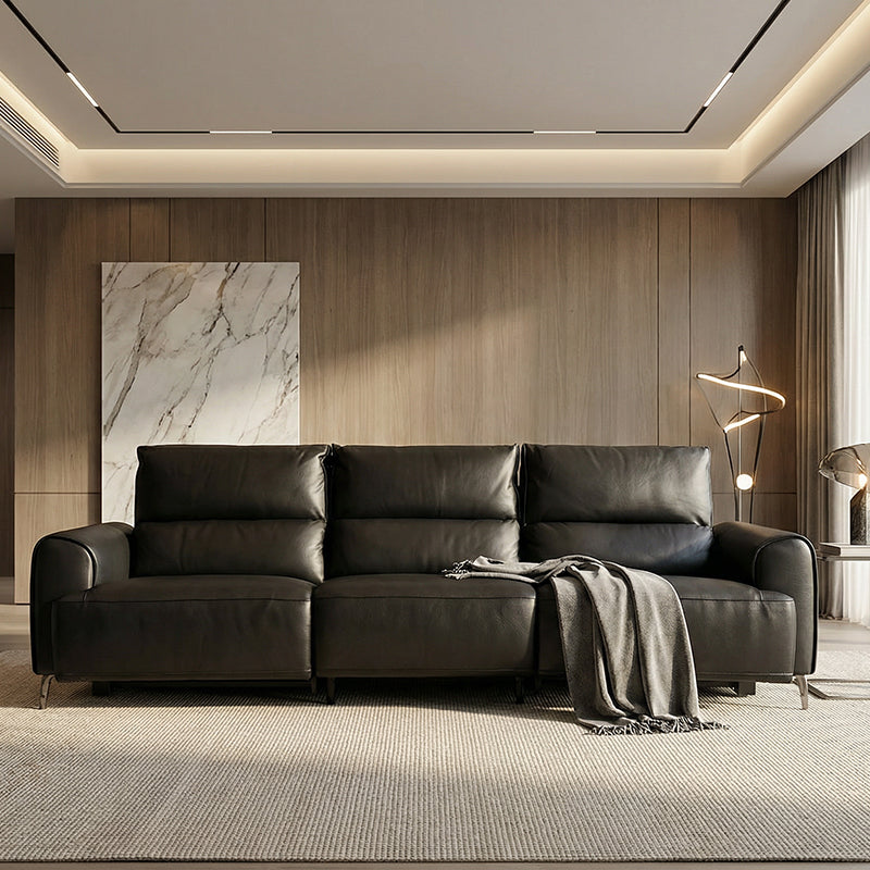 Electric Reclining Leather Sofa