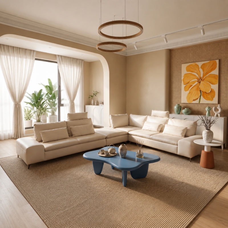 Electric Modular Sectional Sofa – 4 Seater Adjustable Lounge Suite