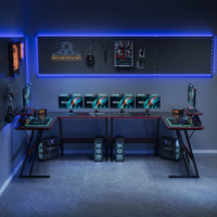 led gaming desk