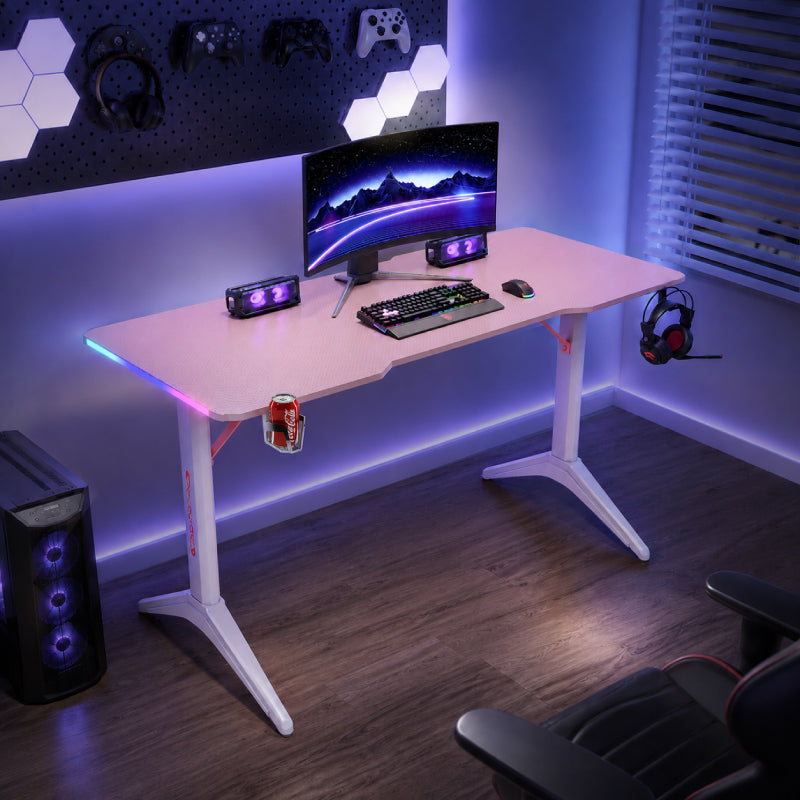 Pink Gaming Desk