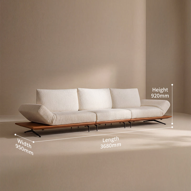 Beige 3-Seater Sofa – Comfortable Modern Living Room Seating